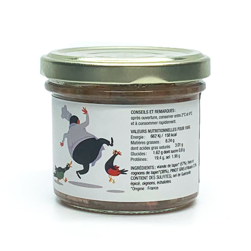 Terrine de Lapin au Pinot Gris - Les Foies Gras du Ried