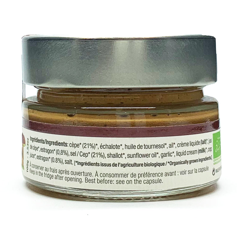 Crème de Cèpe à l'Estragon par Aix & terra