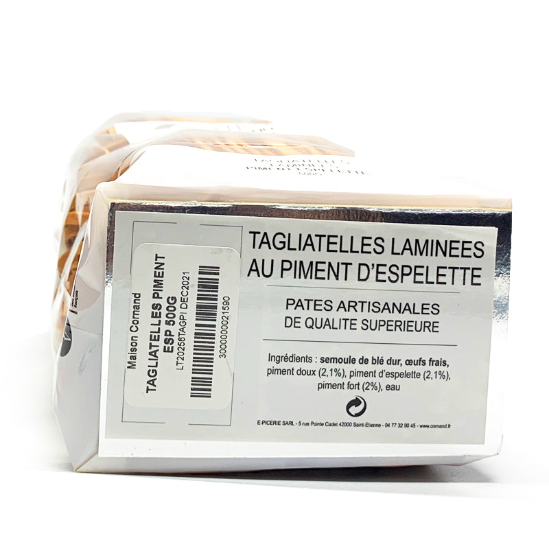 Tagliatelles au Piment d'Espelette de la Maison Cornand