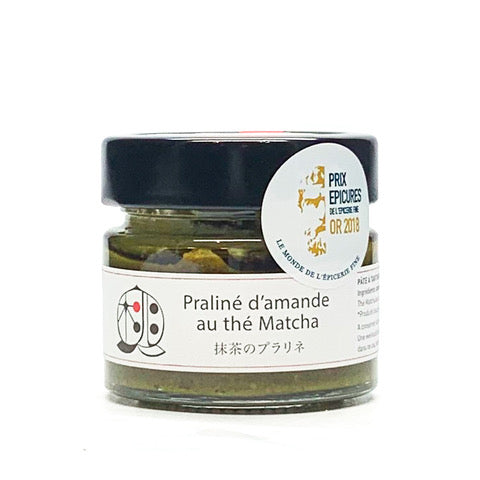 Praliné d'Amande au Thé Matcha de Biomomo Hashimito