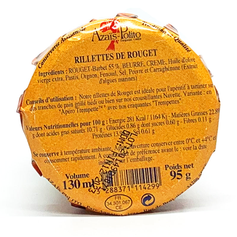 Rillettes de Rouget par Azaïs Polito
