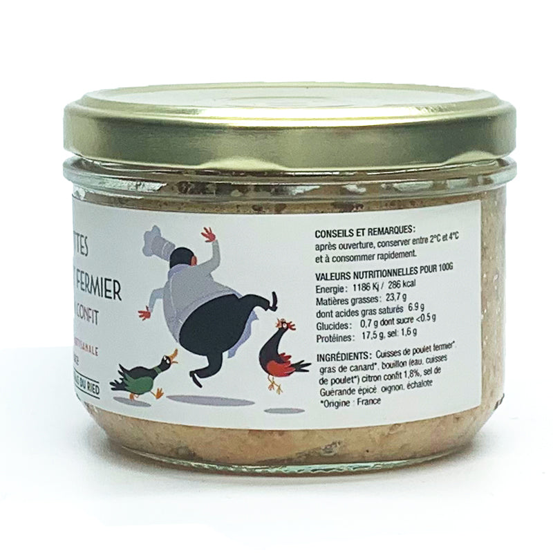 Rillettes de Poulet Fermier - Les Foies Gras du Ried