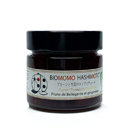Confiture de Prune de Bellegarde et Gingembre Biomomo Hashimoto