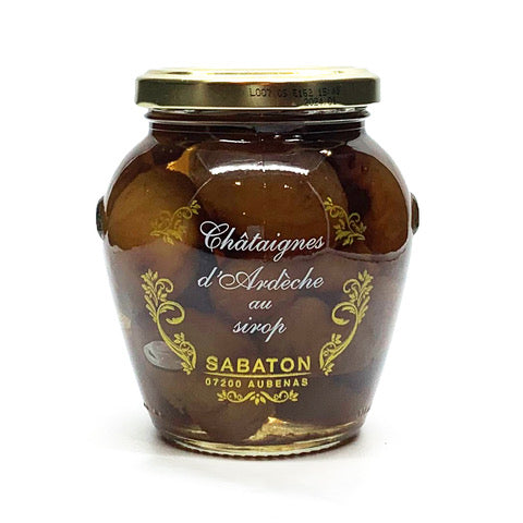 Châtaignes d'Ardèche au Sirop de la Maison Sabaton