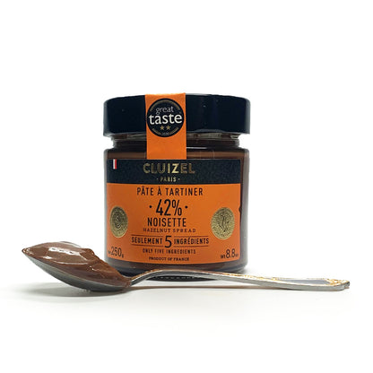 Pâte À Tartiner 42% De Noisette De La Chocolaterie Cluizel