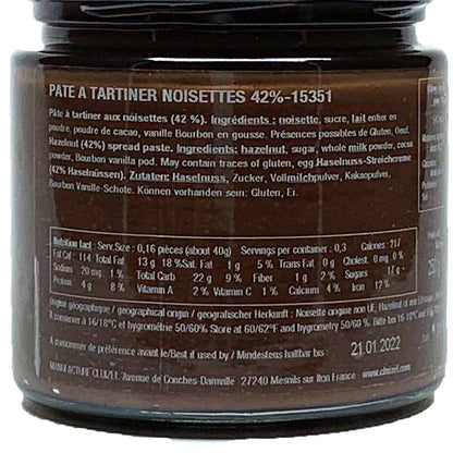 Pâte À Tartiner 42% De Noisette De La Chocolaterie Cluizel