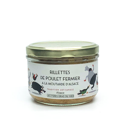 Rillettes de Poulet Fermier - Les Foies Gras du Ried